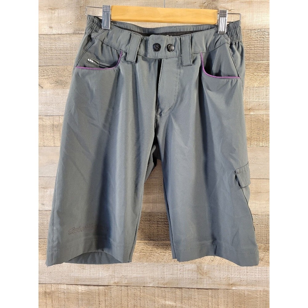 Troy Lee Designs Skyline MTB Shorts Blue Gray Black Unlined Men's Size SM READ